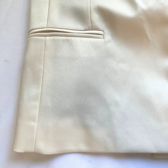 GUESS SATIN GLITTER SHAWL LAPEL BLAZER IN CHAMPAGNE - 4 - Picture 8 of 11